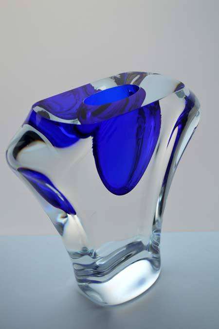 Studio Glass - CHUNKY!! DAZZLINGLY BEAUTIFUL MODERN CZECH ART GLASS ...