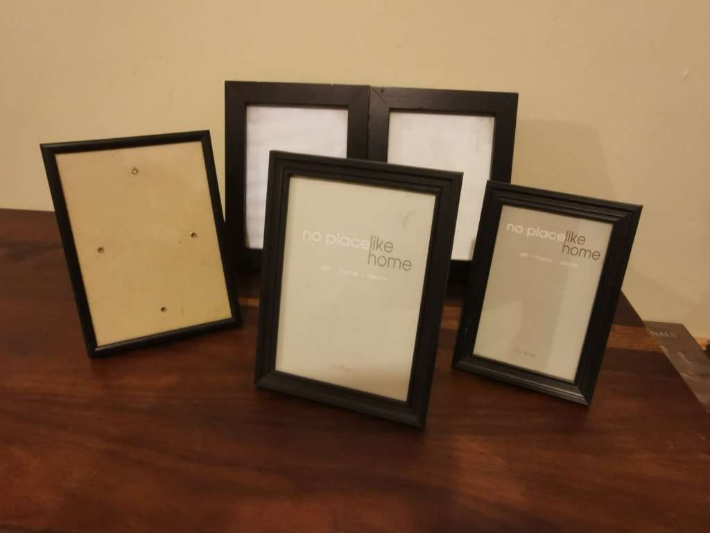 Photo Frames A Fine Selection of Black Wooden Photo Frames was sold