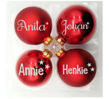 christmas balls with names