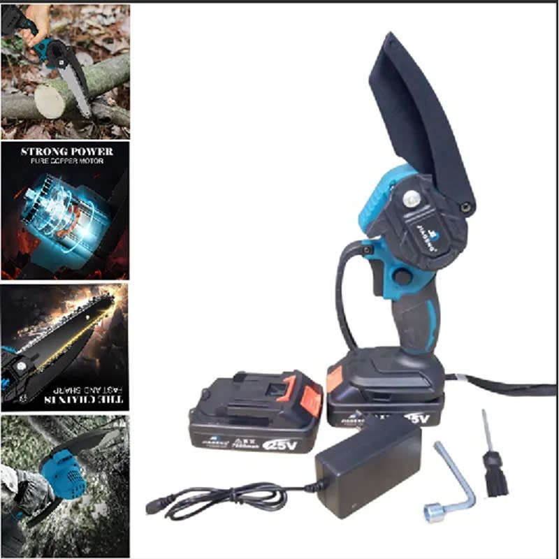 Saws Electric Chain Saw With Two 25V Lithium Batteries for sale in