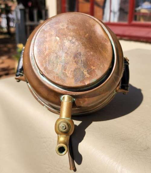 Antique Copper Sternau Coffee Machine 4 1/2 pints