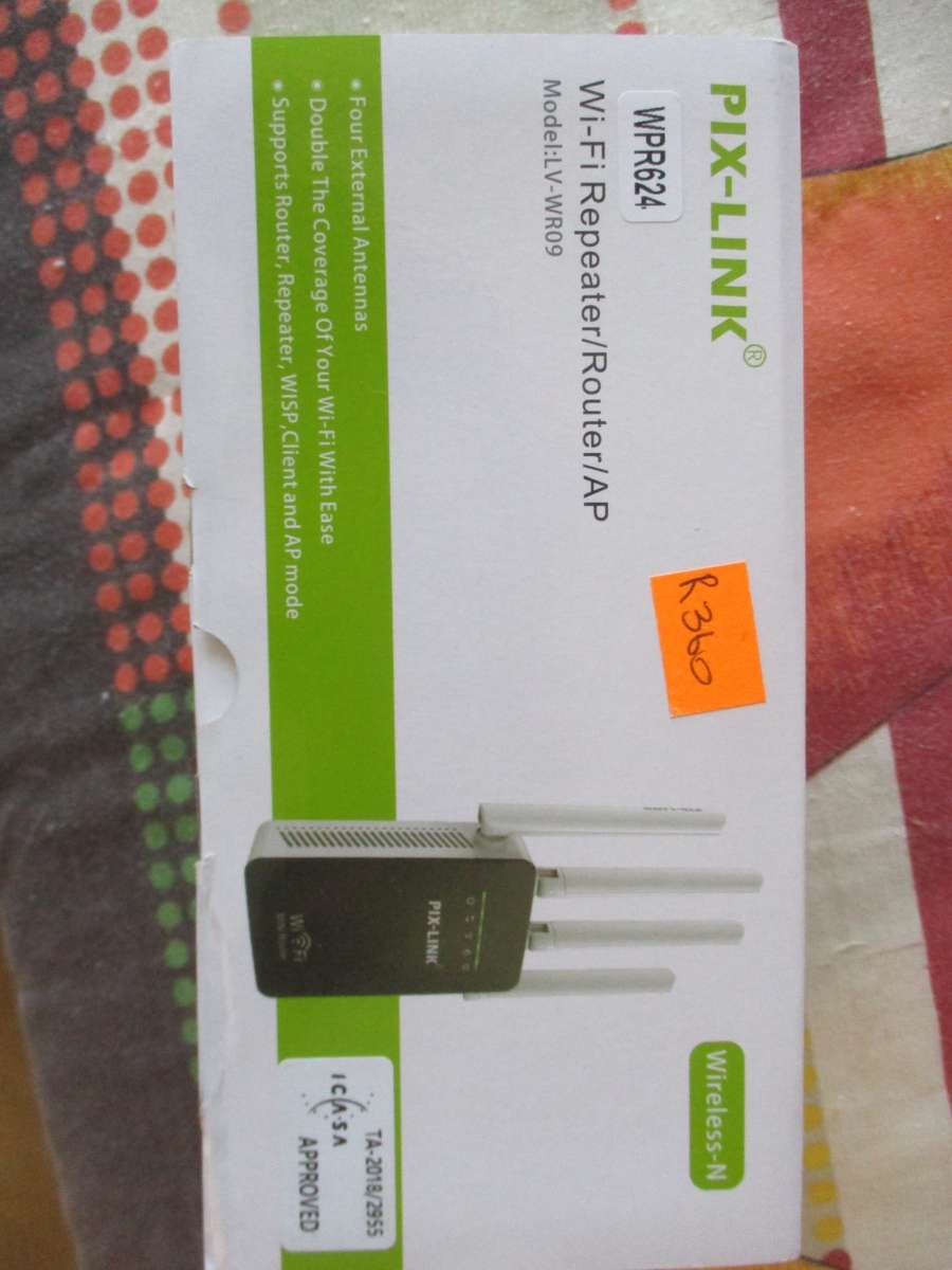 Boosters, Extenders & Antennas PIX LINK WIFI REPEATER/ROUTER/AP for