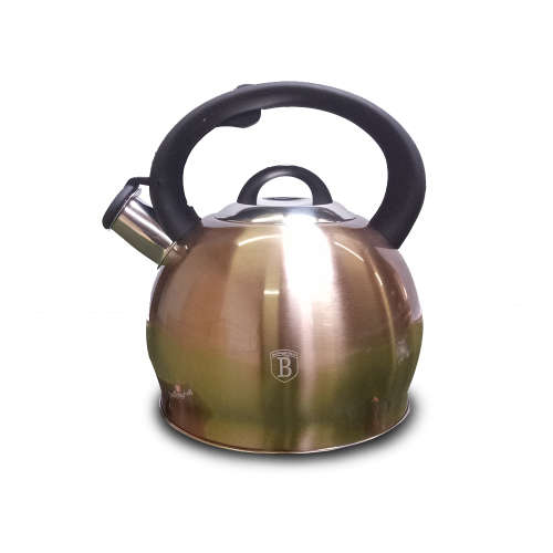 Kettles Berlinger Haus 3L Stainless Steel Whistling Kettle Rose