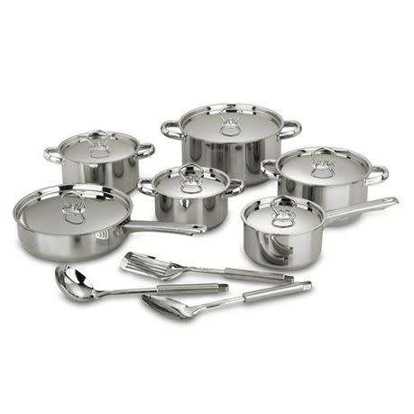 Cookware Sets - 15 Piece Heavy Bottom Stainless Steel Cookware Set was ...