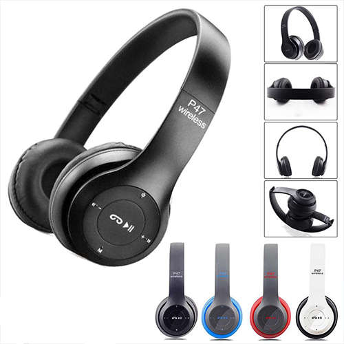 Headphones & Earphones P47 Foldable Wireless Bluetooth Headphones