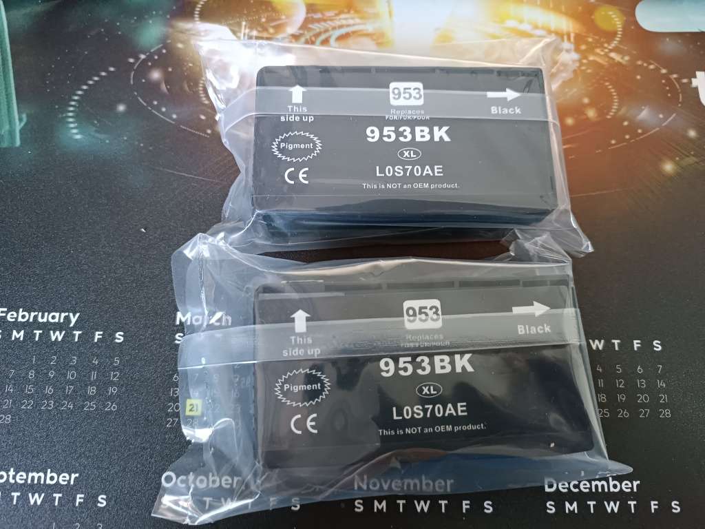 Ink Cartridges Compartible HP 953XL Black Pack of Two for sale in