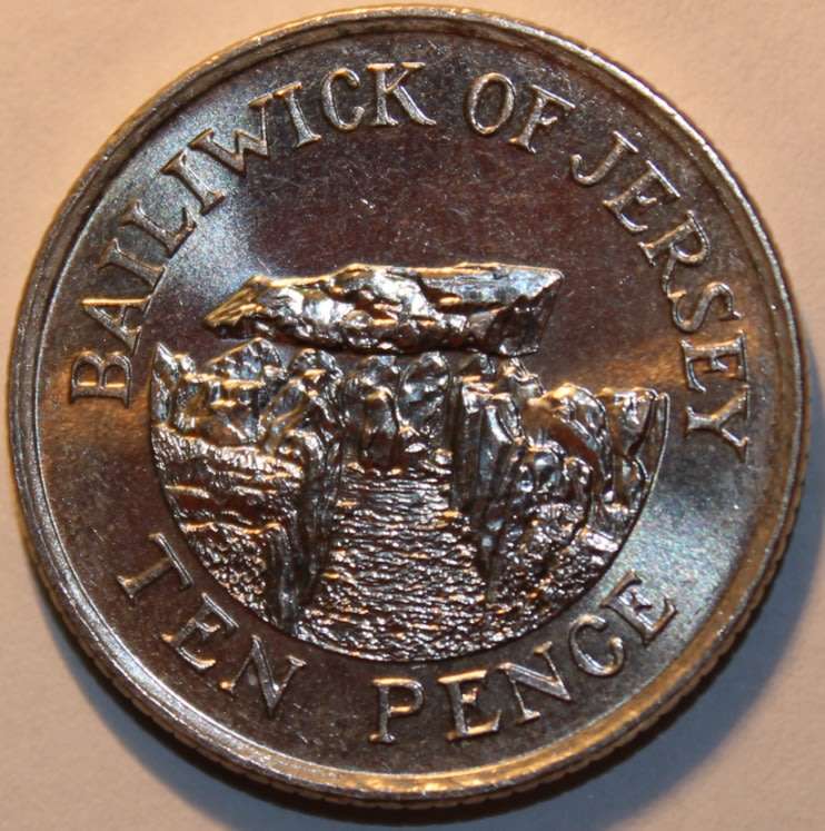 10p bailiwick of jersey 1992 on sale