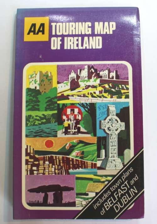 Maps AA Touring Map of Ireland, Folded, 1979 was listed for R195.00 on 7 Jul at 1316 by