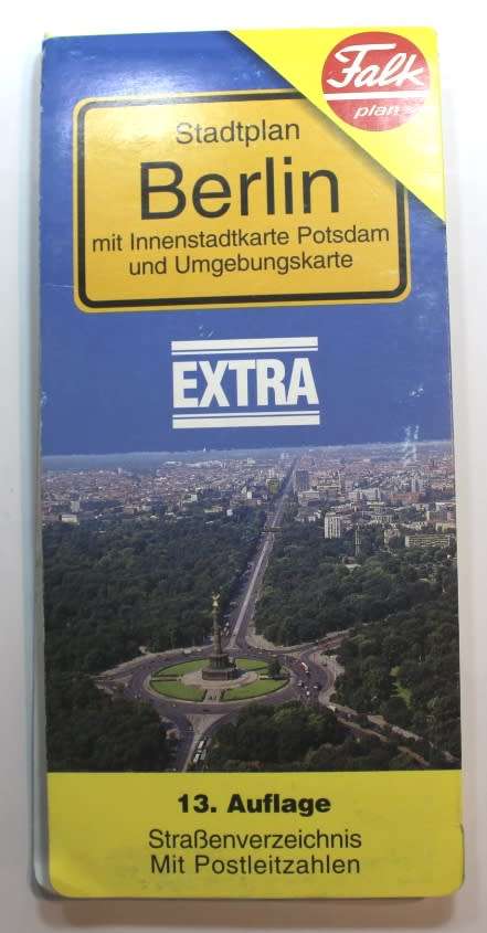 Maps - Stadtplan Berlin by Falk Plan Folded Map 1998 was listed for ...