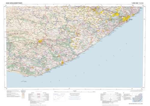 Sa Map Profile Maps - 1: 250 000 Topo Cadastral Maps of South Africa Digital Files on ...