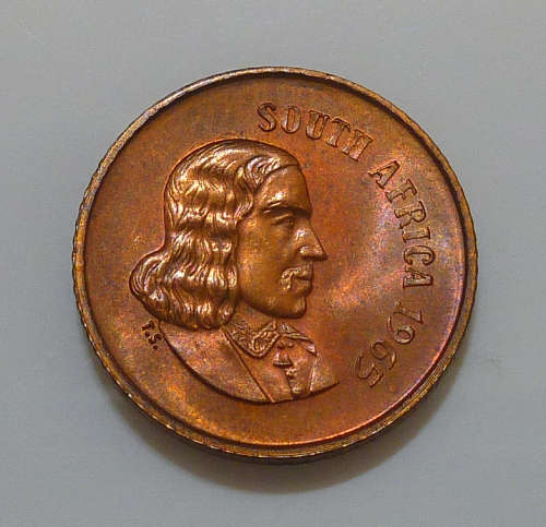 One Cent - 1965 RSA One Cent English Proof - RED Brilliant UNC MS63 ...