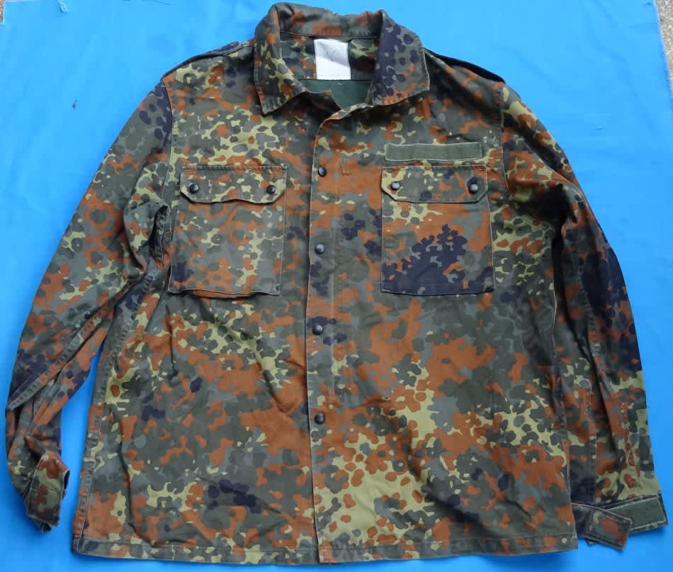 Uniforms - Original German Army Bundeswehr camo Shirt size L (16) (12c ...