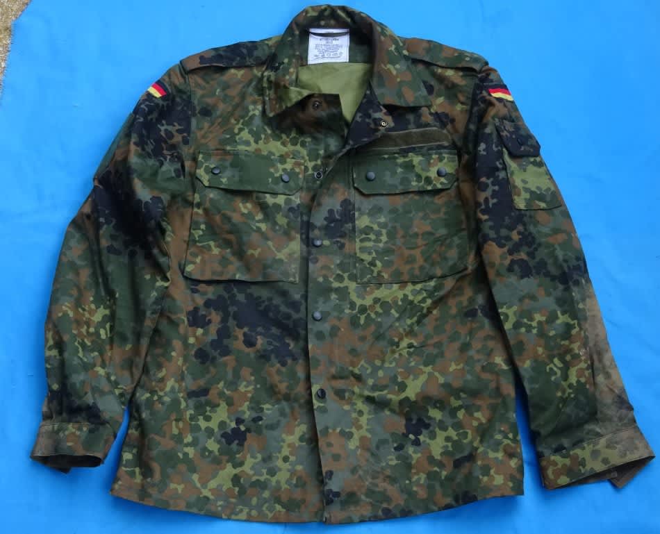 Uniforms - Original German Army Bundeswehr camo Shirt size S (BW size 1 ...
