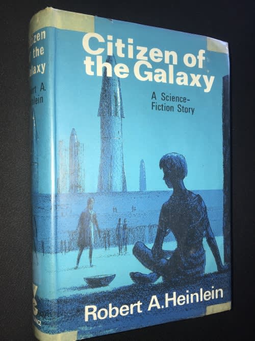 Science Fiction & Fantasy - CITIZEN OF THE GALAXY A SCIENCE FICTION STORY BY  ROBERT A. HEINLEIN 1958 EX-LIBRARY was listed for  on 28 Jun at 18:01  by Spheroid in Cape Town (ID:560795929)