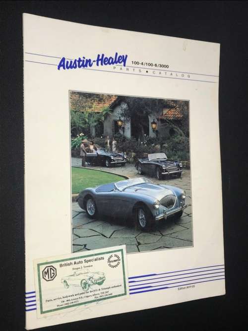 Cars AUSTIN HEALEY PARTS CATALOGUE was listed for R75.00 on 24 Dec
