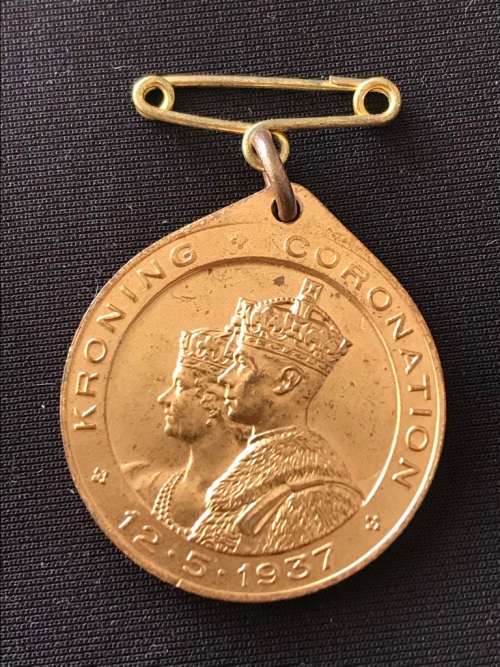 Other Medals 1937 UNION OF SOUTH AFRICA CORONATION BRONZE MEDAL for