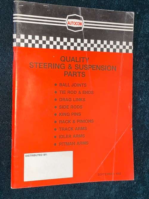 Cars QUALITY STEERING & SUSPENSION PARTS CATALOGUE SEPT 1985