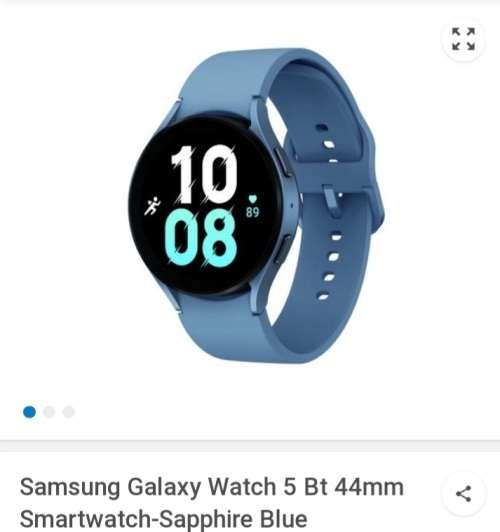 Smart Watches Samsung Galaxy 5 smart watch was sold for R3,055.00 on