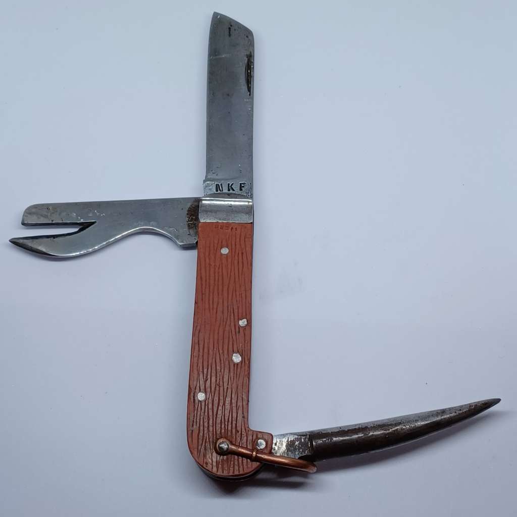 Knives & Daggers - WW2 1941 N.K.F UK riggers marlin spike folding knife ...