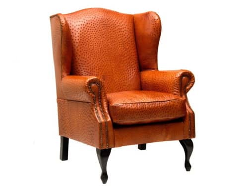 Couches Chairs Wingback, Ostrich Leather Furniture South Africa
