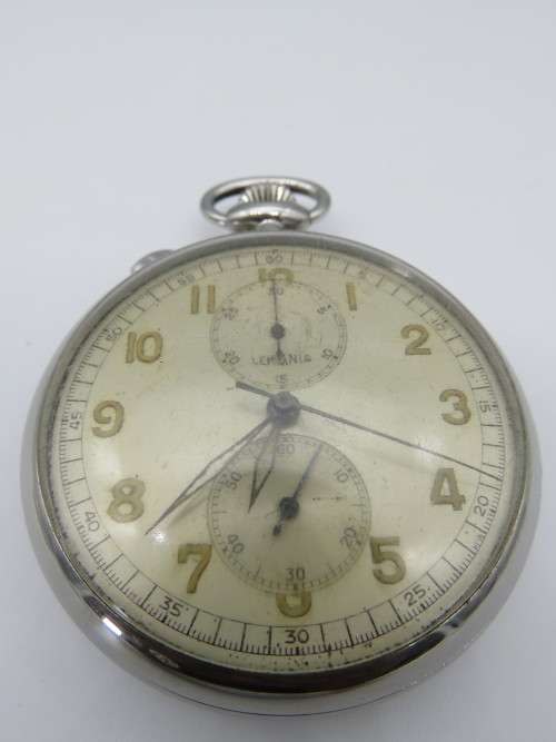 Pocket Watches Antique Lemania Pocket Watch NOT WORKING Fun R1