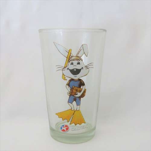 Drinking Glasses & Stemware - Vintage Caltex white rabbit collectable ...