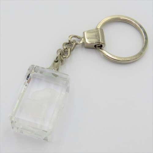 Other Antiques & Collectables - Glass keyring holder with Dutch clogs ...