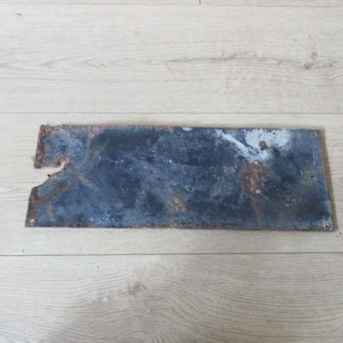 Signage Antique SA Apartheid NATIVES enamel sign origin Krugersdorp