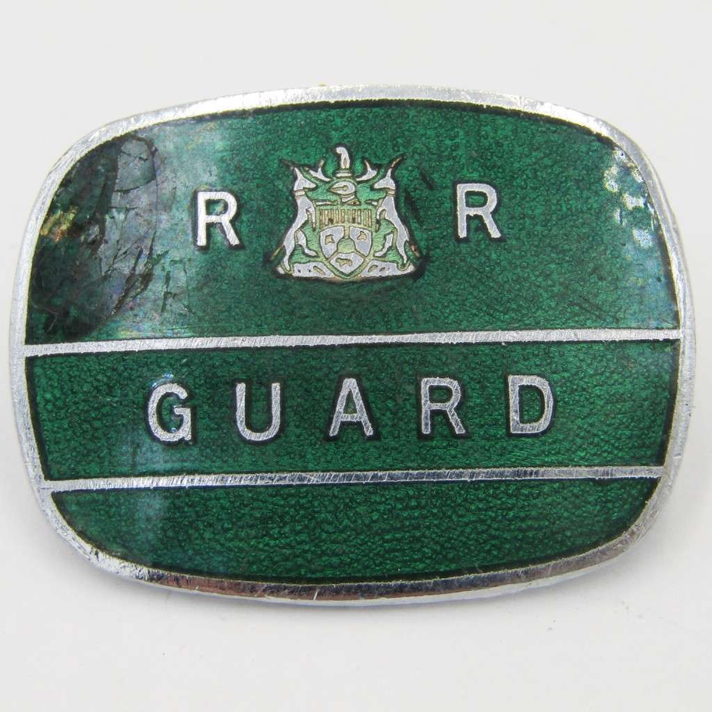 International Badges & Insignia - Rhodesia Railways Guard Breast badge ...