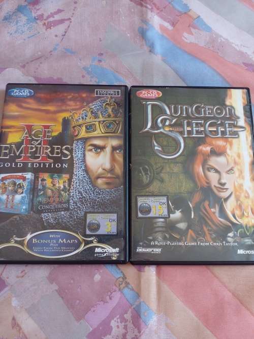 Games Age of Empires II Gold Edition + Dungeon Siege Classic PC