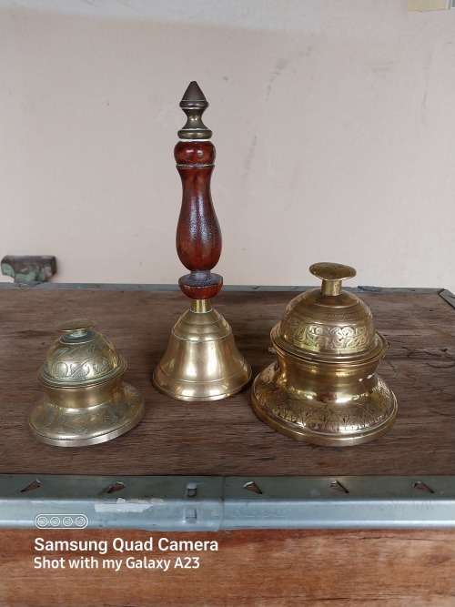 Brass Three assorted brass bells for sale in Pietermaritzburg (ID