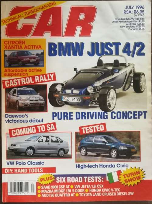 Magazines - CAR Magazine South Africa July 1996 was sold for R20.00 on ...