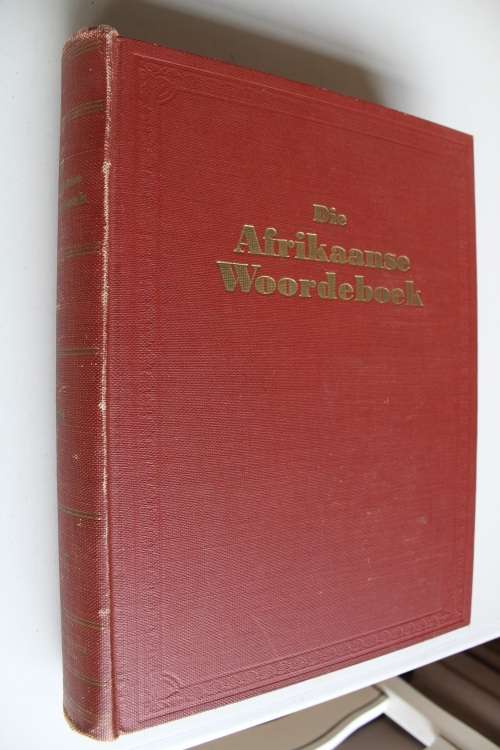 Afrikaans Non-Fiction - Die Afrikaanse Woordeboek Deel 1 - A-C Was ...