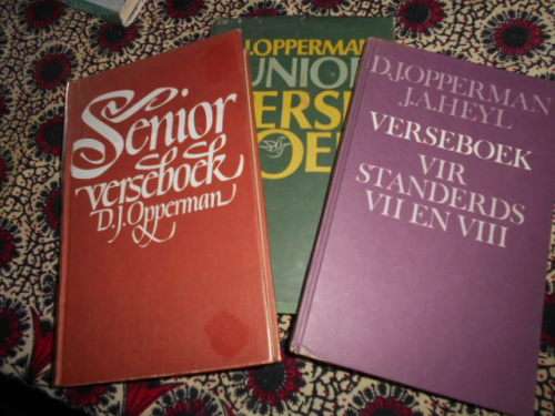 Poetry - 3 Gedigteboeke - DJ OPPERMAN - JUNIOR en SENIOR VERSEBOEKE ...