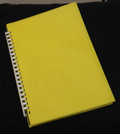 yellow poly folder