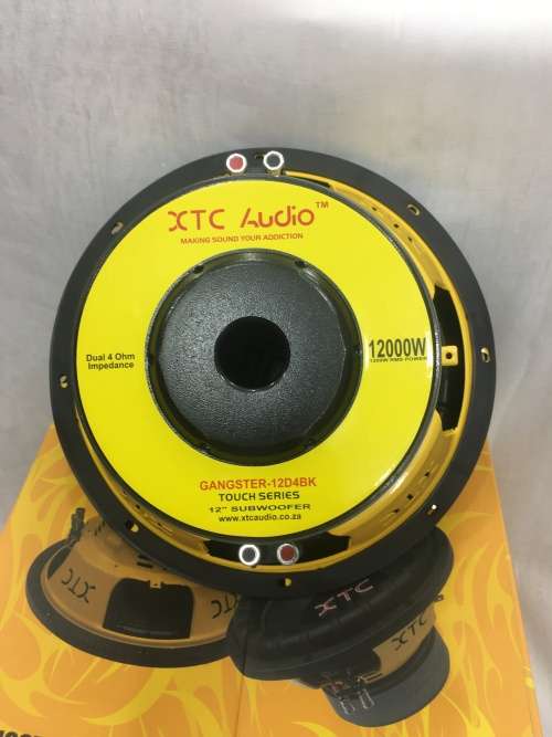 Subwoofers & Enclosures Gangster 12000W Dvc Xtc 12Inch Car Subwoofer
