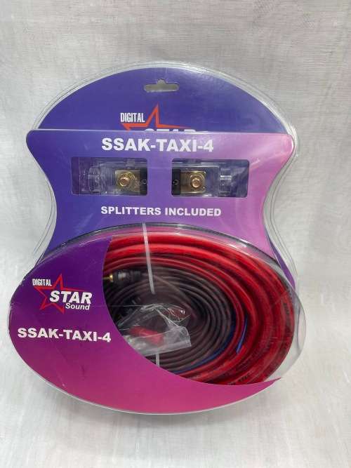 Audio Cables Starsound 4 Gauge Car Audio Wiring Kit For Taxi 7m SSAK