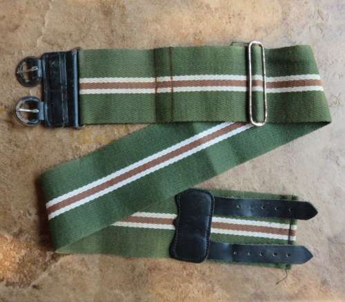 Belts & Buckles - NATAL MOUNTED RIFLES STABLE BELT-EXTENDED LENGTH ...