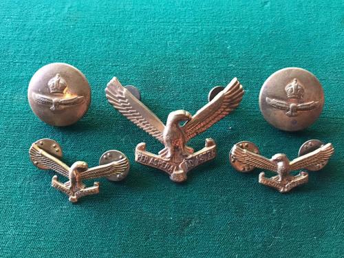 South African Airforce - SAAF CAP,COLLARS & 2 BUTTONS-SOLD TOGETHER ...
