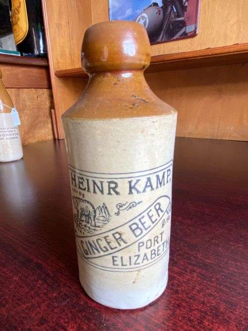 Bottles HEINR KAMP GINGER BEER BOTTLEPORT ELIZABETHVERY GOOD
