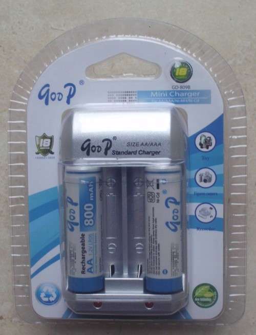 Battery Chargers Battery Charger AA/AAA + 2 Batteries was listed