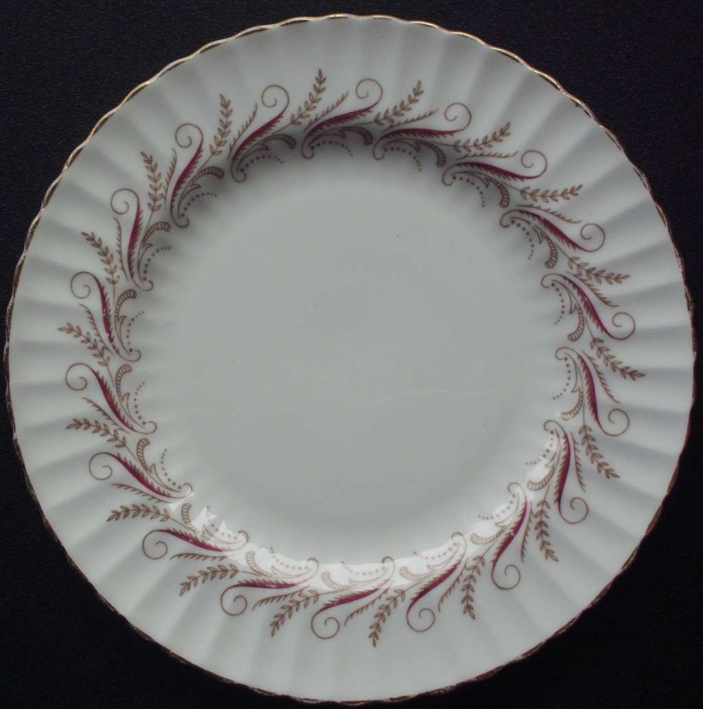English Porcelain Crockery Sideplates x 6 Paragon Bone China