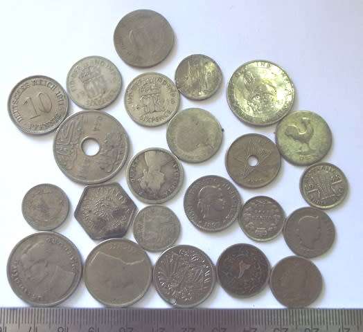 Collections & Lots - silver lot of old coins 70 grams coins for sale in ...