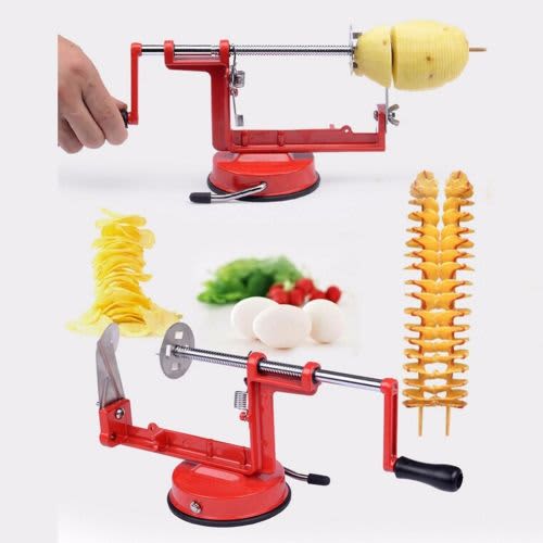 Slicers - Potato Machine Slicer Cutter Spiral Tornado Twister Chips ...