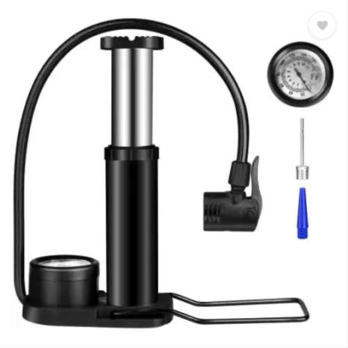 Other Wheels & Tyres Mini Portable Bicycle Foot Pump with Pressure