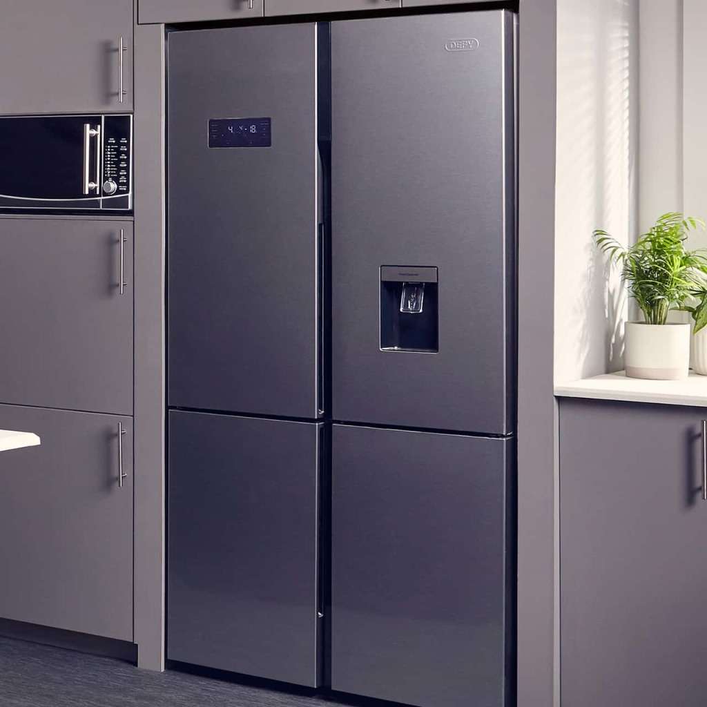 Fridges & Freezers Defy 694L Stainless Steel Side by Side Fridge