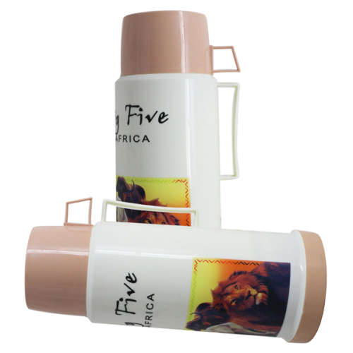 Flasks 1L Insulated Thermos Flask with South Africas Big 5 Image for