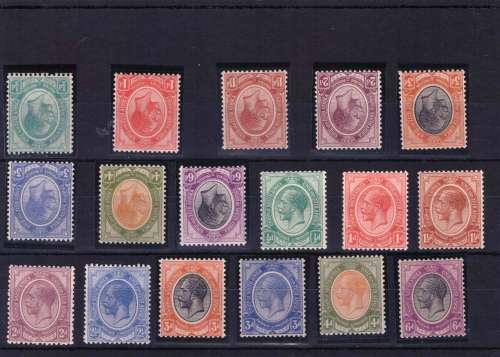 Union of South Africa - 1913 KGV HEADS UMM SELECTION CV R 2000+ NORMAL ...