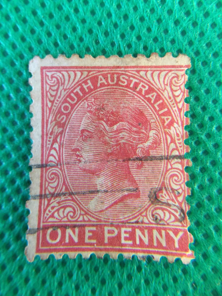 Australia - AUSTRALIA SOUTH USED QUEEN VICTORIA ONE PENNY STAMP for ...