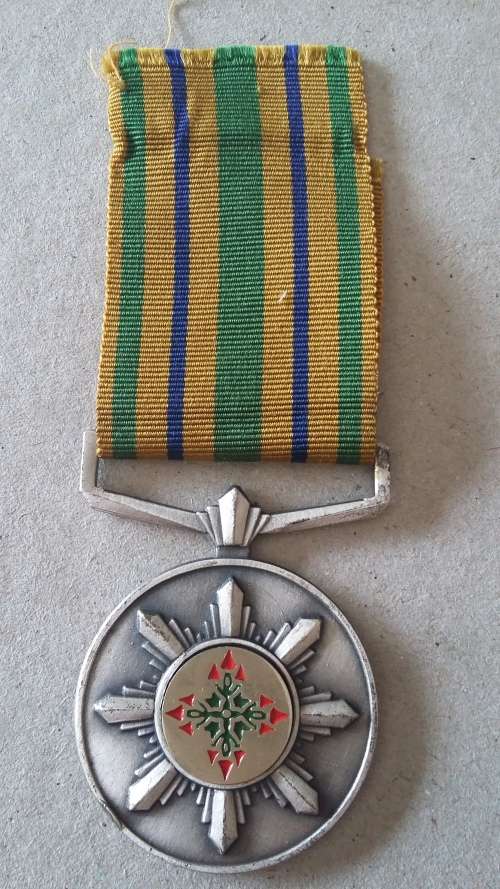 SADF & SANDF - SAP - 20 YEAR SERVICE MEDAL (SILVER) - UNNAMED FULL SIZE ...